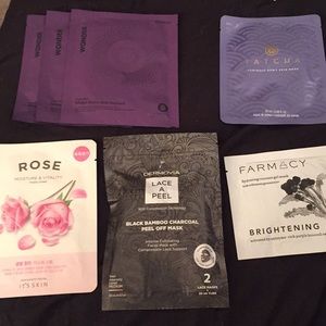 Sheet and Gel Face Masks Lot
